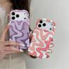 TEMU Hot-selling Wave Frame Morandi Wave Pattern Mobile Phone Case iPhone17promax Case