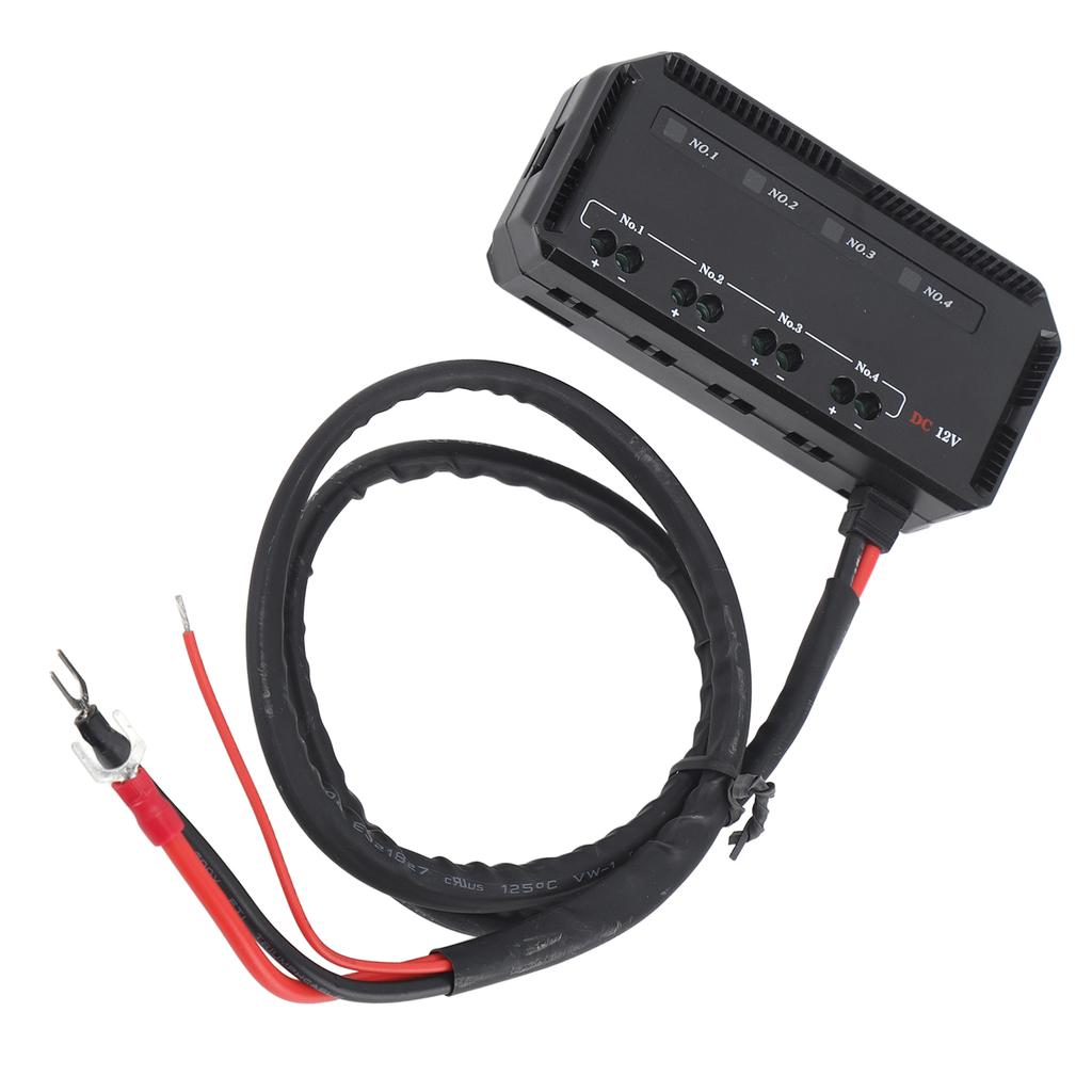 12V Motorcycle Fuse Block Universal 20A Fuse and Relay Box Kit with LED Indicator Light for Car