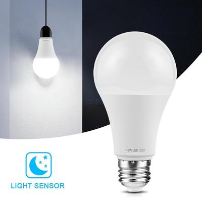 12W-15W Led Night Light Bulb With Light Sensor LED Lamp Auto ON/OFF Garden Lighting Decoration 110V/220V