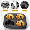 2 Stück Karbonstahl Muffinform Antihaft Kuchenform Pfannkuchenpfanne Form Partykuchen Backform