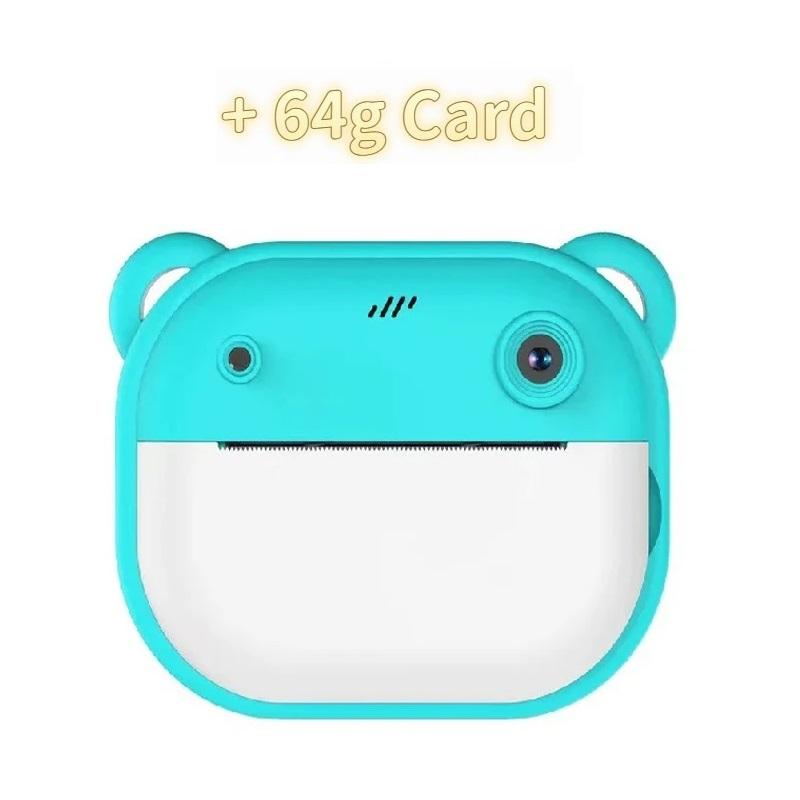 Polaroid Infantil Pode Tirar Fotos e Imprimir Mini Câmeras Digitais, Impressão Infantil Pequenas DSLRs
