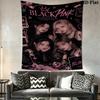 BP POSTER Wall Tapestry Aesthetic Wall Hanging Printed Fabric Blanket Decorative Tapestries for Bedroom Living Room Home Decor