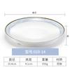 Western Steak  Flat Commercial Melamine Round  Cold Dish Plate