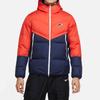 Nike Sportswear Down-Fill Windrunner Hooded Warm Short Down Jacket Men Jackets Red Blue CU4405-673