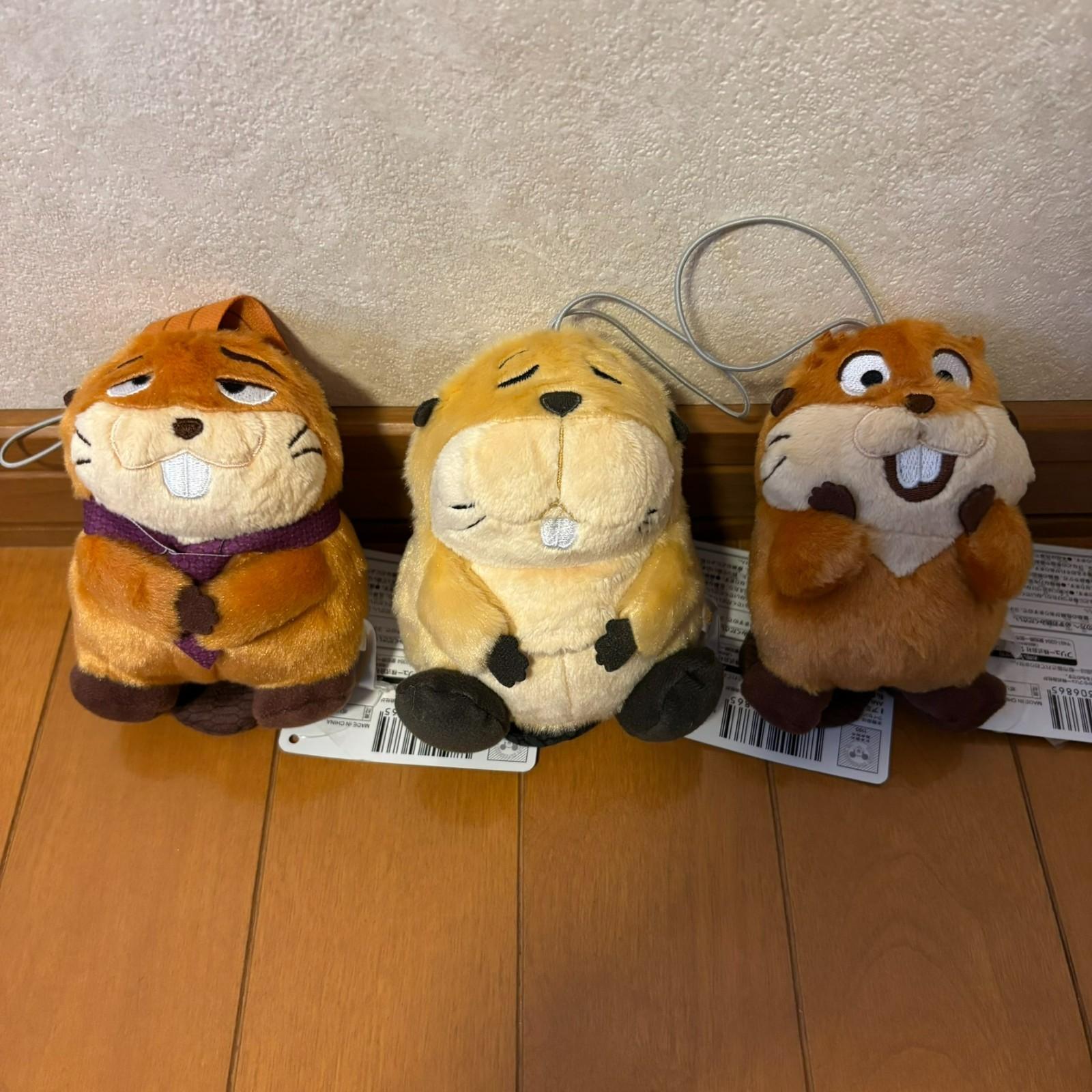 

Hoppers Disney Pixar Plush Toy Stuffed Doll Mascot Set 3 FuRyu from Japan