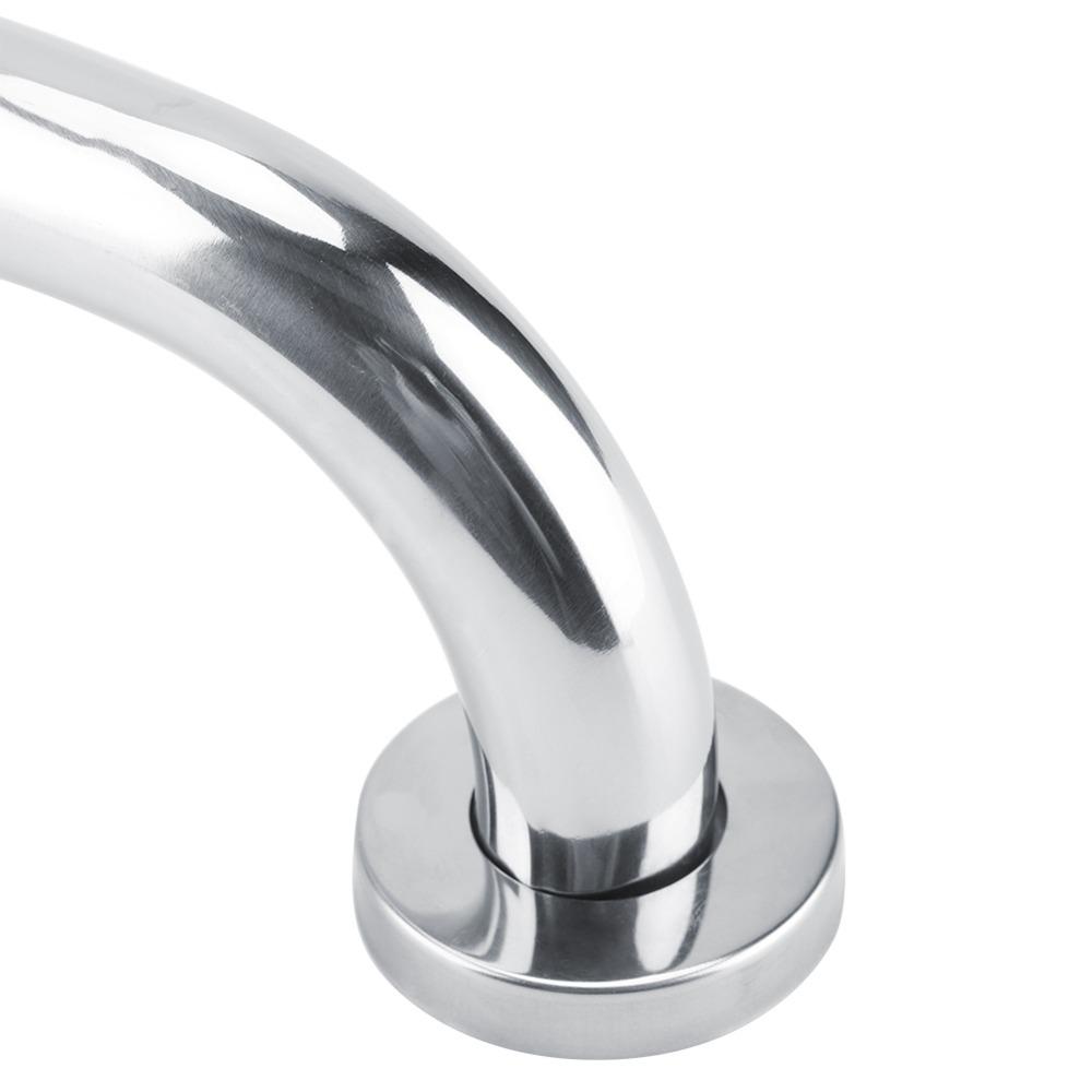 304 Stainless Steel Bathroom Handrail Wall Mounted Shower Safety Bar Bathtub Handrail For Handicap