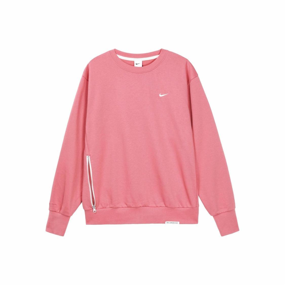 Nike solid color crewneck casual long-sleeve sweatshirt for men college style L