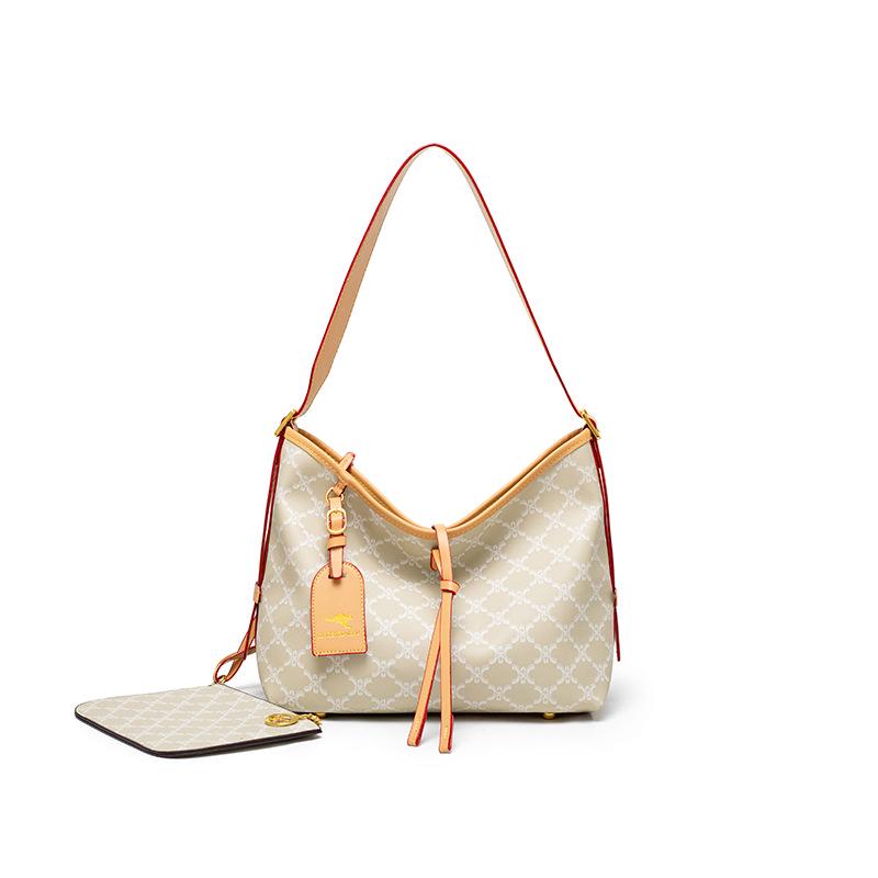 Damen 2025 Retro Floral Tragetasche - High-End, Mode Schulterhandtasche mit großer Kapazität