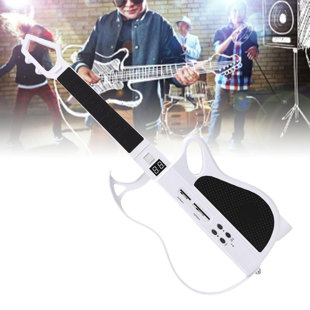Kids Music Electric Guitar Stringless Smart Guitar Toy Musical Instrument Rechargble with LED Lights for Boys Girls 3 Yrs Old