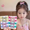 Sweet Bowknot Hairbands Candy Color Polka Dot Bow Ponytail Holder Elastic Rubber Bands Girls Fashion Versatile Hair Ties