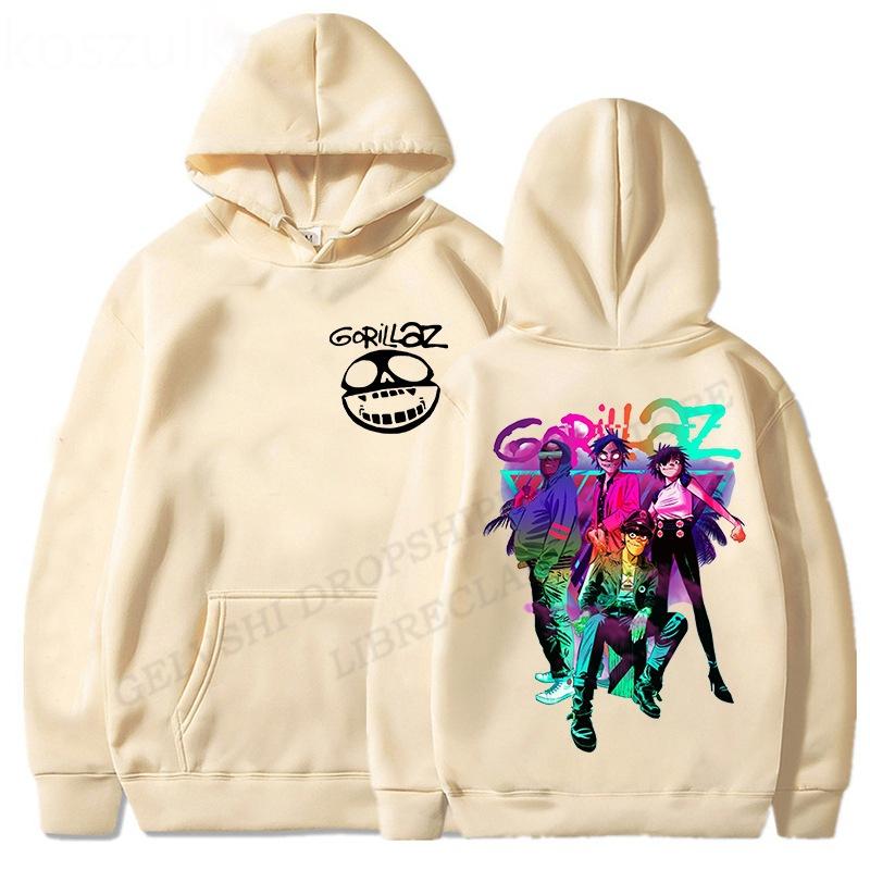 Hanorac Gorillaz Bărbați Femei Hanorac Fashion Toamnă Iarnă Fleece Streetwear Topuri