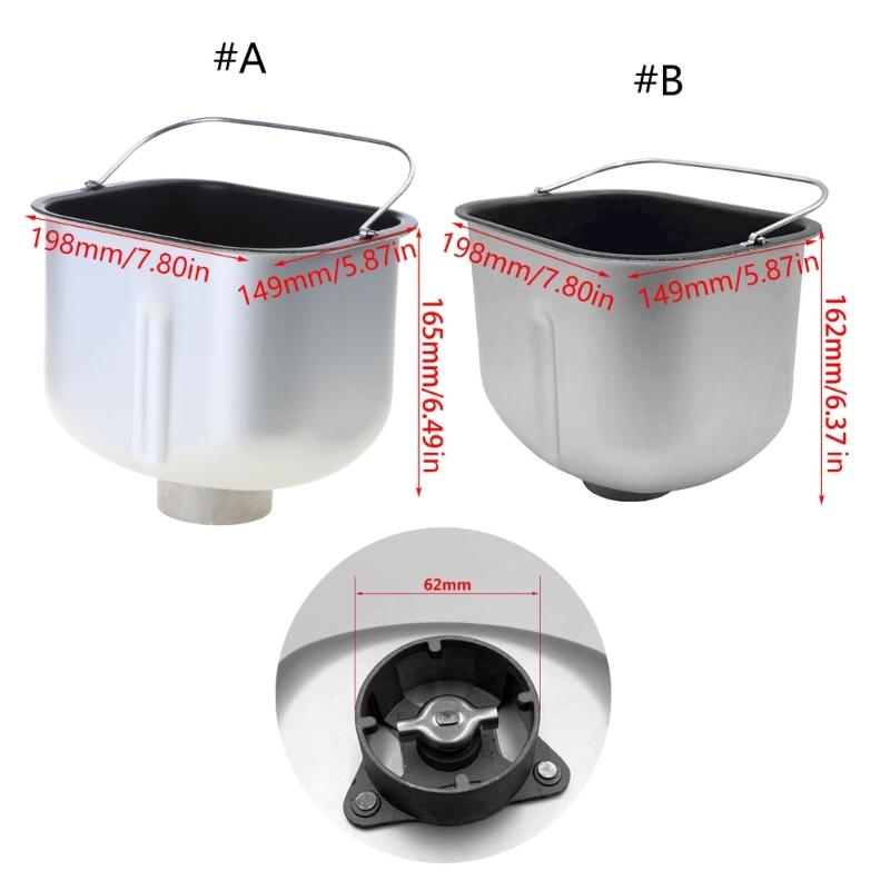 Cubo para Mezclar Pan Piezas de Panificadora Accesorios para Panificadora Panificadora Barriles de Pan Parte Interior de Panificadora