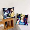 Anime JOJO Bizarre Adventure Pillow Case Square Pillow Bedroom Sofa Leisure Comfort Cushion Car Living Room Home Decoration