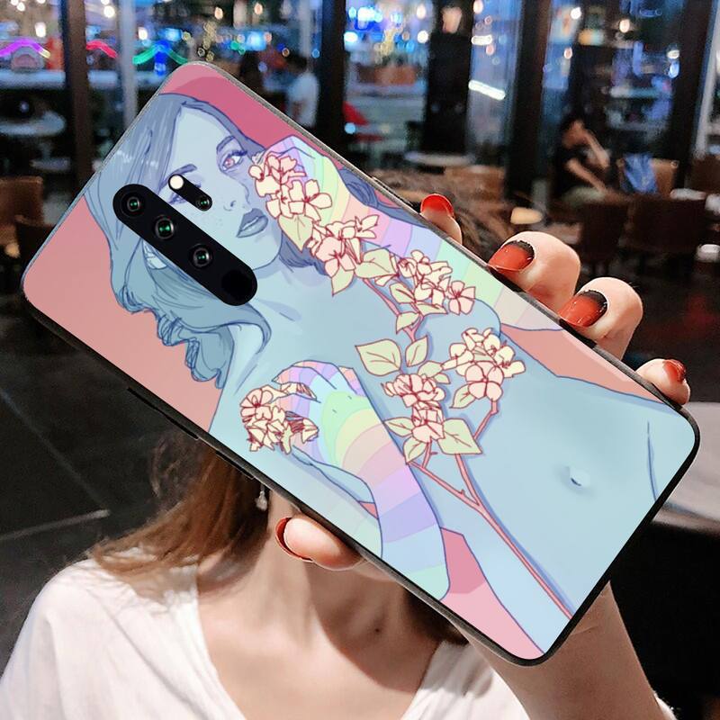 Digital Art Love Trippy psychedelic Phone Case for Redmi 9A 8A 7 6 6A Note 9 8 8T Pro Max Redmi 9 K20 K30 Pro