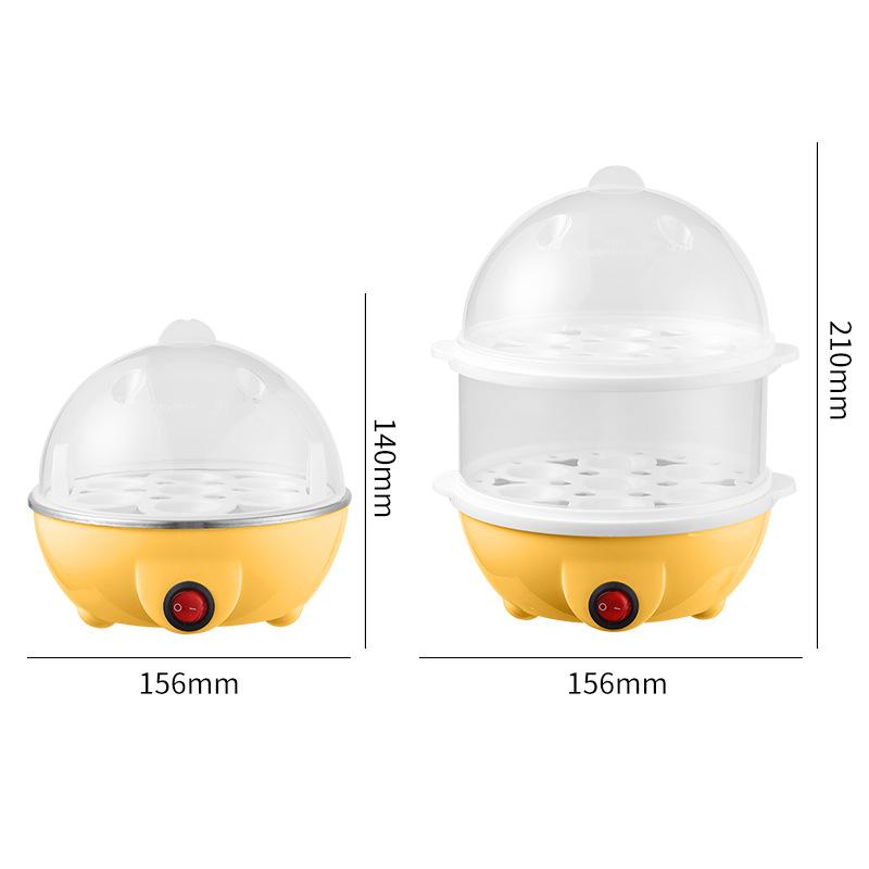 Multi-function Electric Egg Cooker Single Double Layer Egg Cooker Mini Steamer Poaching Kitchen Cooking Machine