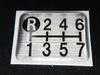 Tuningfan Shift Pattern Emblem for Manual Transmission Vehicles Super Big 7-Speed (Giga, Great, Dolphin, Profia, Sam, Quon)