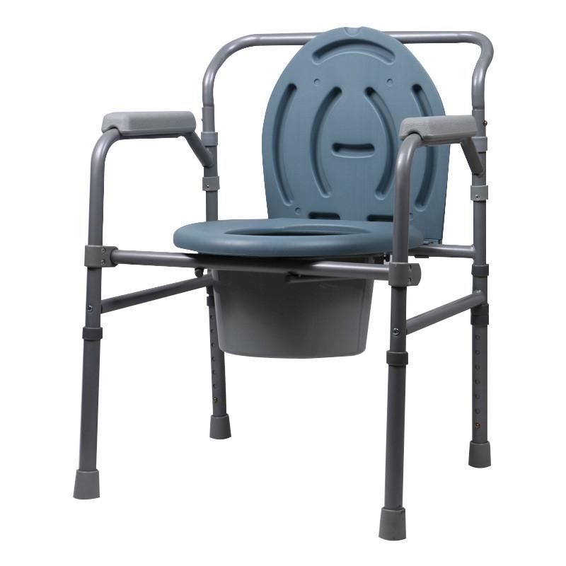 Foldable Elderly Pregnant Woman Sitting Toilet Chair Bathroom Shower Chair Portable Disabled Care Toilet Seat