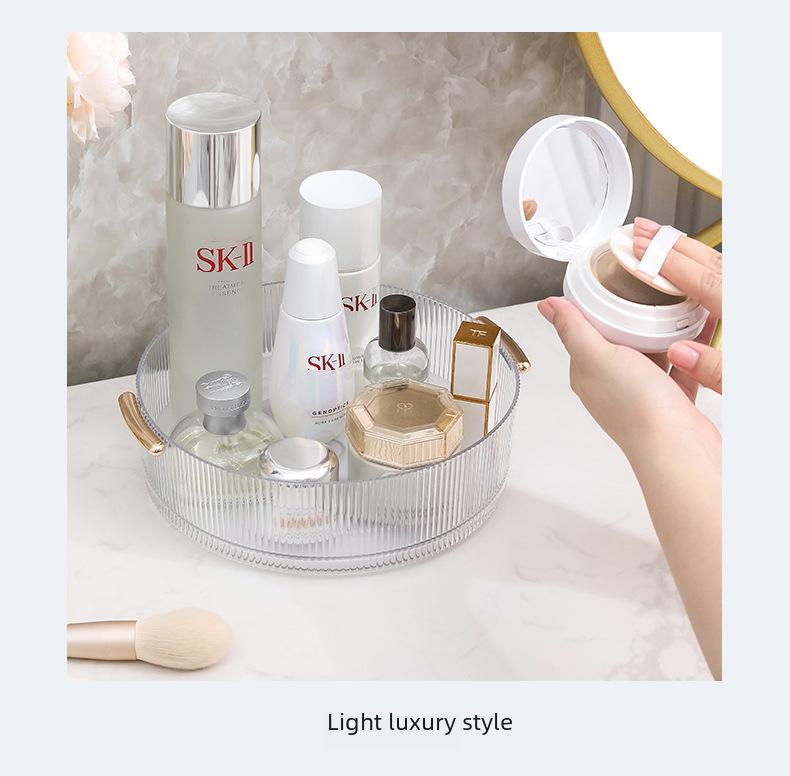 360° Rotating Cosmetic Organizer & Kitchen Spice Rack.