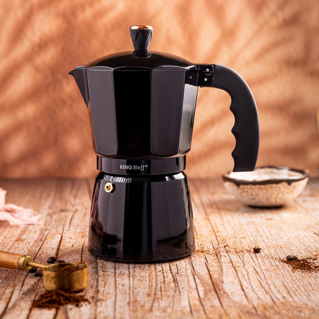 Kawiarka Espresso Kafeterka Ciśnieniowa KINGHOFF 450ml 9 Filiżanek KH-1884