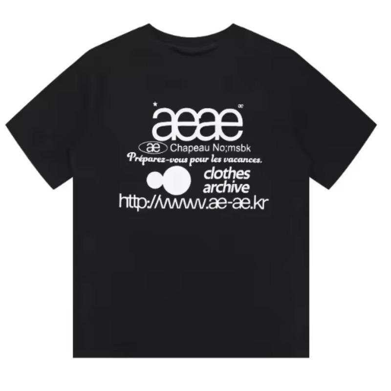 

Aeae Korean Classic Letter Logo Versatile Casual Loose Shortsleeved Tshirt for Both Unisex and Women Women T Shirt Y2k Top Summer 4XL