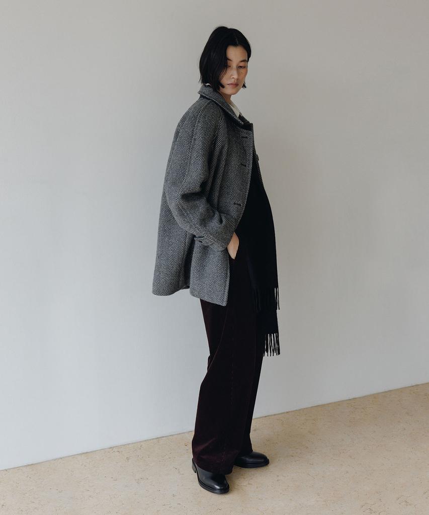 Beullaengkeulumumeon Smooth Corduroy Pants_Deep Cacao