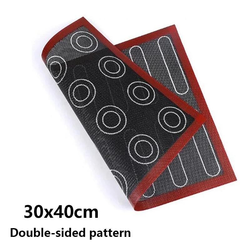 Große Knetmatte Silikon Tischmatte Pad Blatt Backmatte Pizza Kuchen Teigbereiter Antihaft-Gebäck Ausrollmatte Backutensilien