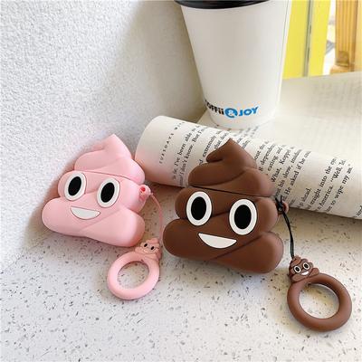Funny Poop Case For Airpods Pro Case,Soft Silicone 3D Cartoon Earphone Silicone Protective Cover For Airpods 3 Case