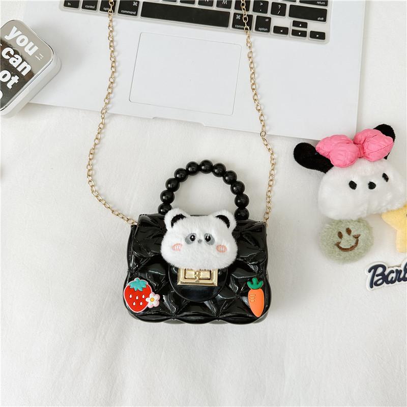 Rabbit Animal Plush Dolls Pearl Shoulder Strap Small Trendy Girl Shoulder Bag