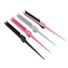 4 Color Rat Tail Highlights Comb with Hair Clip Hair Dyeing Barber Comb Perm Partition Clip Hair Sty