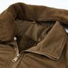 Winter New Fleece Thick Warm Pilot Jacket Men Fashion Casual Windproof Coat Men Autumn Outwear Outdoor Fur Collar Jacket Men