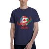 Custom Trendy 2026 Football Soccer Cups T Shirt Unisex Short Sleeves Pure Cotton Tshirt Casual Usa Canada Mexico Tees Tshirts