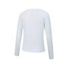 Saucony Lightweight Soft Loose Knit Long Sleeve T-Shirt Women tops Pearl-White SC1240020A-WT02