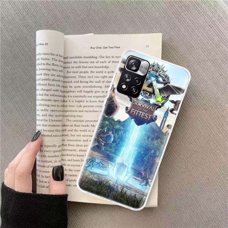 Game ARK Survival Evolved Phone Case For Redmi Note 13 12 Pro Plus 14 15 Pro 5G 11 11T 11E 11S 10 Pro 10S 9 9S Cover Cell Clear