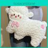 Sheep Adorable Plushie Dolls With Checkered Bow Decoration For Children Gift