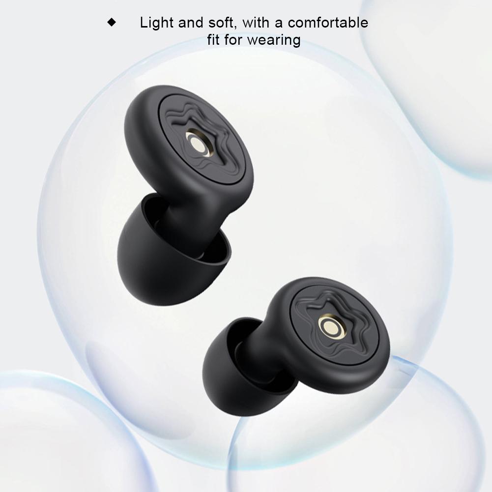 Soft Silicone Plating Anti-Noise Soundproof Earplugs Portable Washable Noise Reduction Earplugs Reusable Sleeping Earplugs