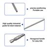 100-200mm S2 Hexagonal Handle Screwdriver Head 8pc T8-T40 Hollow Plum Blossom Hole Hand Electric Drill Pneumatic Tool Accessory