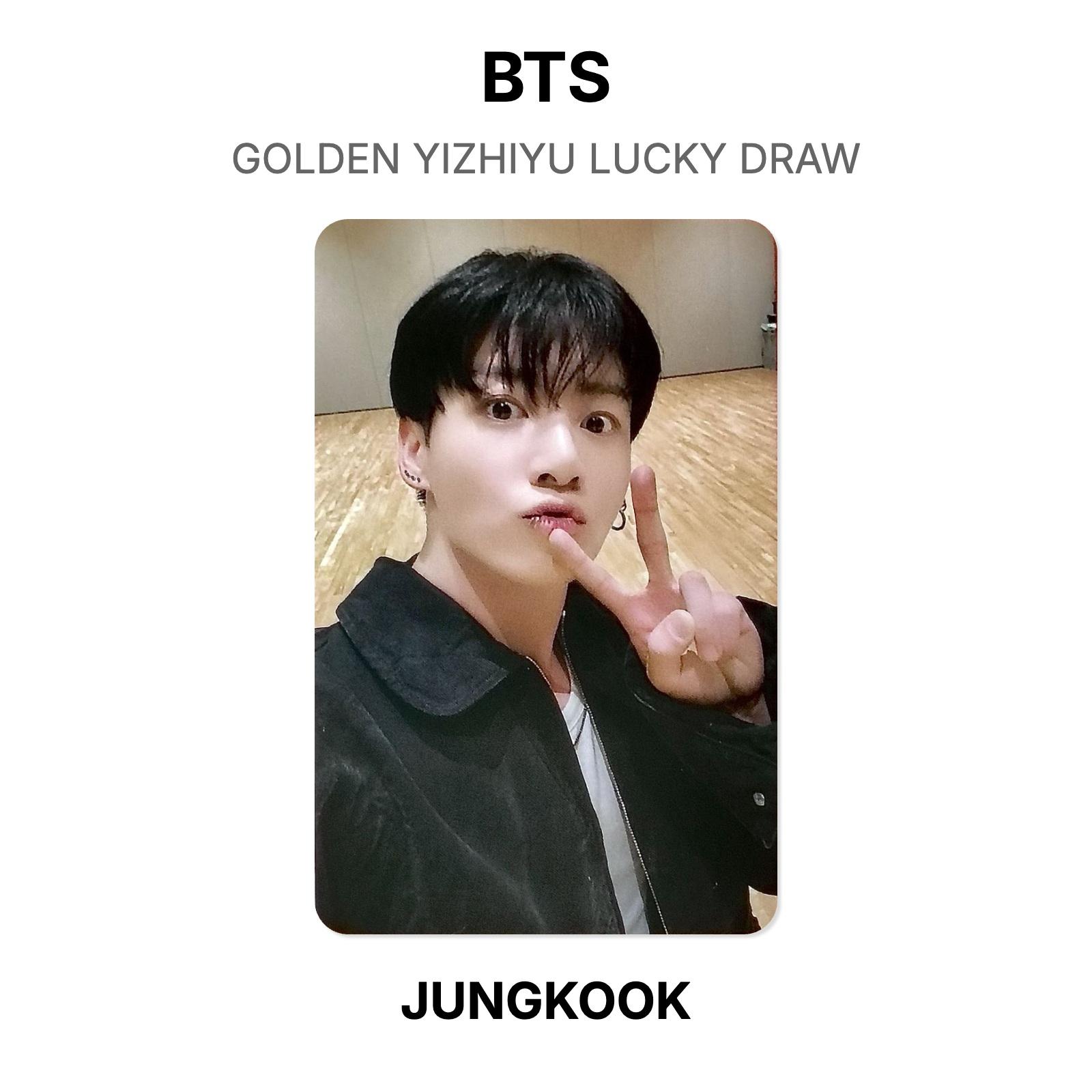 BTS GOLDEN YIZHIYU LUCKY DRAW Official Photocard JUNGKOOK 04