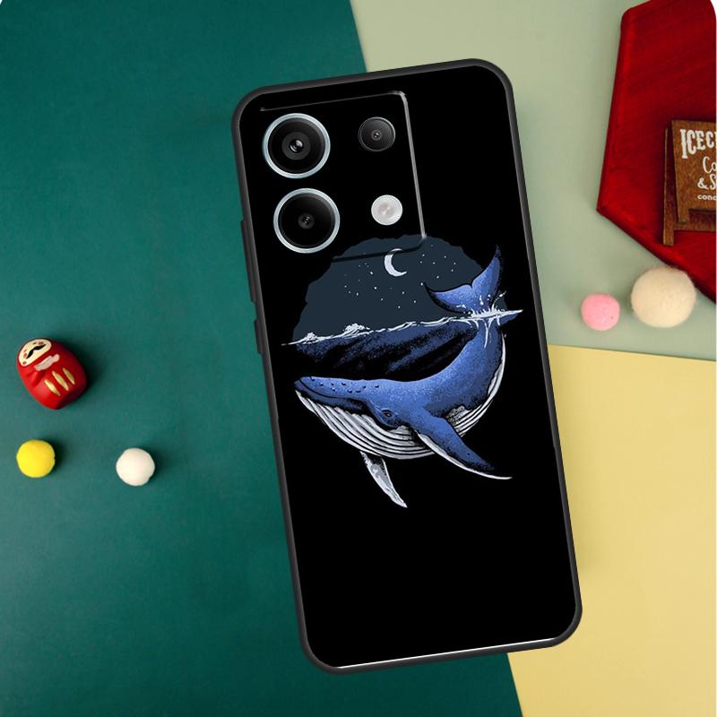 Dream Whale Cartoon Case For Xiaomi Redmi Note 13 Pro 14 12 11 10 15 Pro Plus Redmi 15 14C 13C 10C 12C 15C Funda