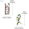 2PCS Skeleton Pot Hugger Decor,Resin Climbing Skeleton Plant Pot Hanger Ornaments for Halloween & Garden