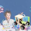 Science Educational Diy Wind-powered Car Wooden Model Kit For Elementary School Hands-on Learning
