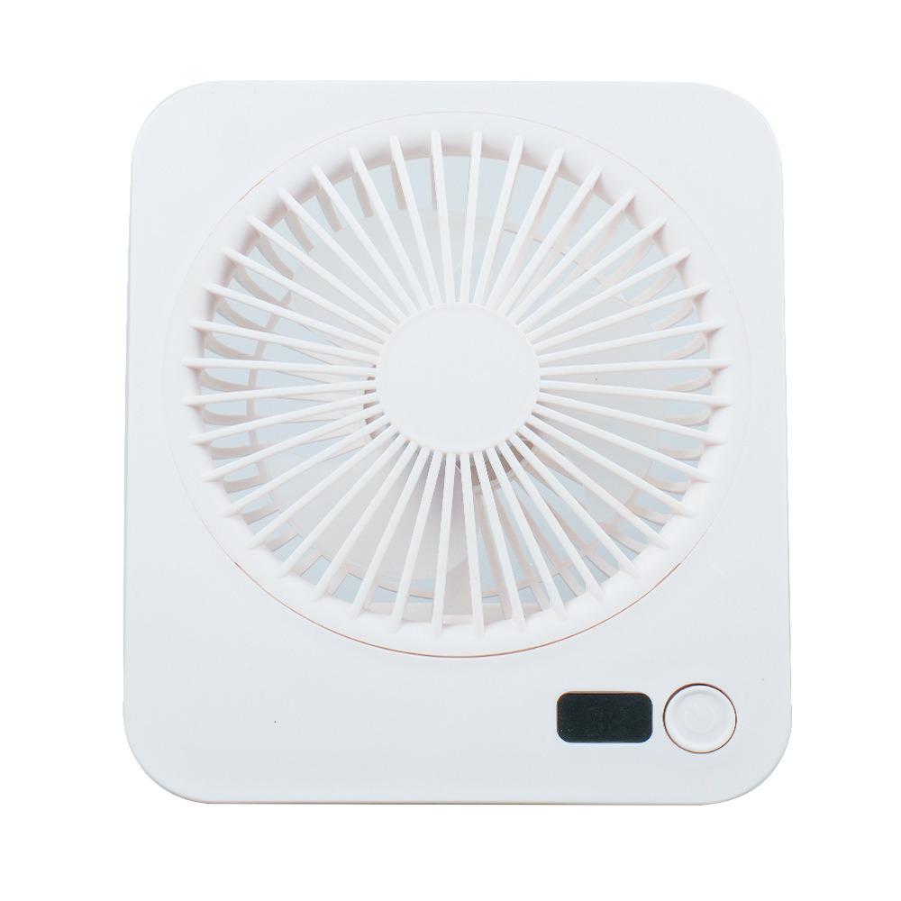 Ultra-Thin Portable Desktop Fan with Digital Display for Home, Office, Camping, Wall-Mountable 120cm