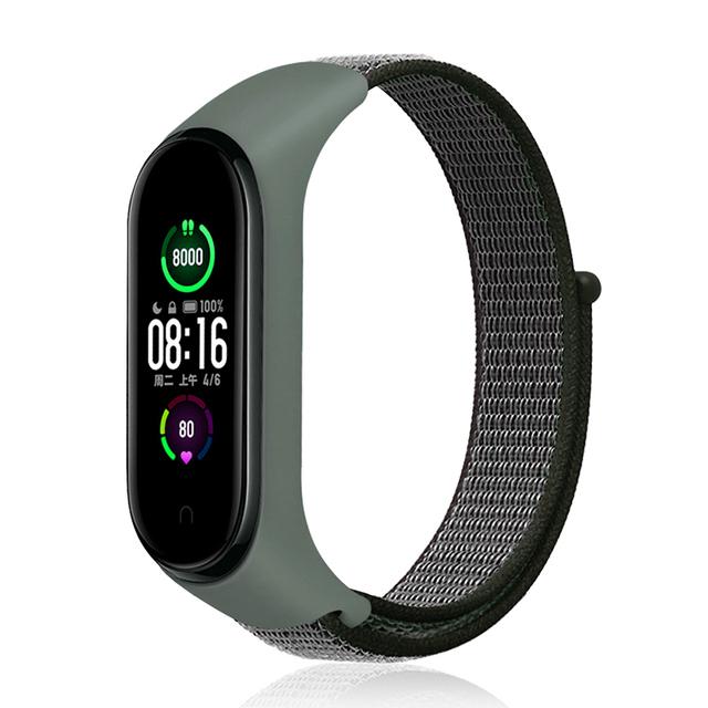 Bracelet for Mi Band 10 8 7 9 Strap Nylon Sport Loop Watch Belt Pulsera Correa Mi Band 4 Wristband Xiaomi Mi Band 5 6 3 Bracelet