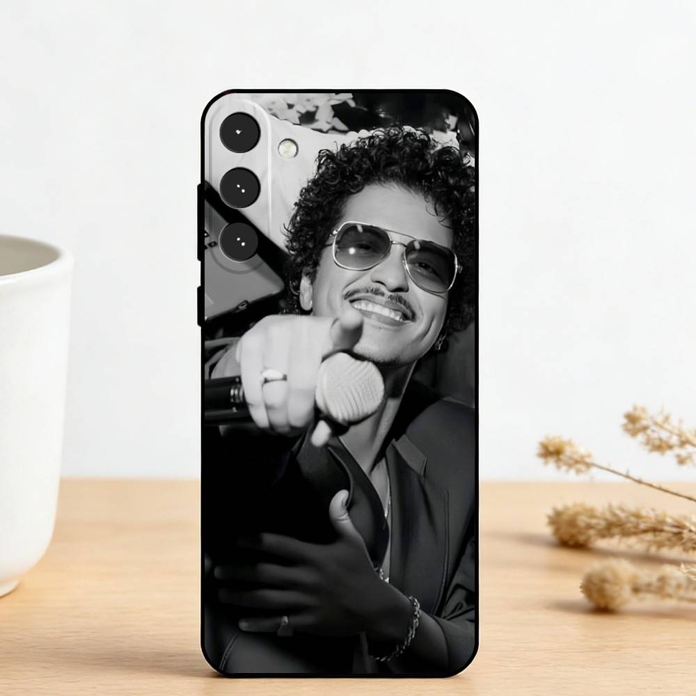 V-Vintage Pop S-Singer B-Bruno Mars Phone Case For Samsung Galaxy A73,A72,A71,A70,A53,A52,A51,Others Soft Black Cover Samsung a53 5g