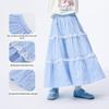 Girls' Summer Plaid A-line Skirt