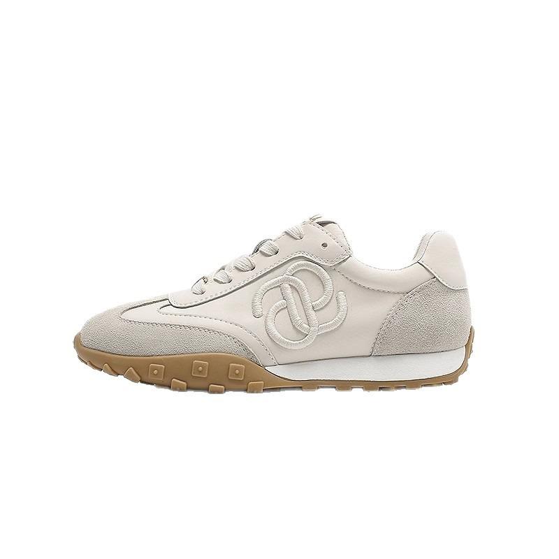 Soft bottom first layer cowhide little white shoes women's summer new thin hollow breathable flat bottom light casual board shoes