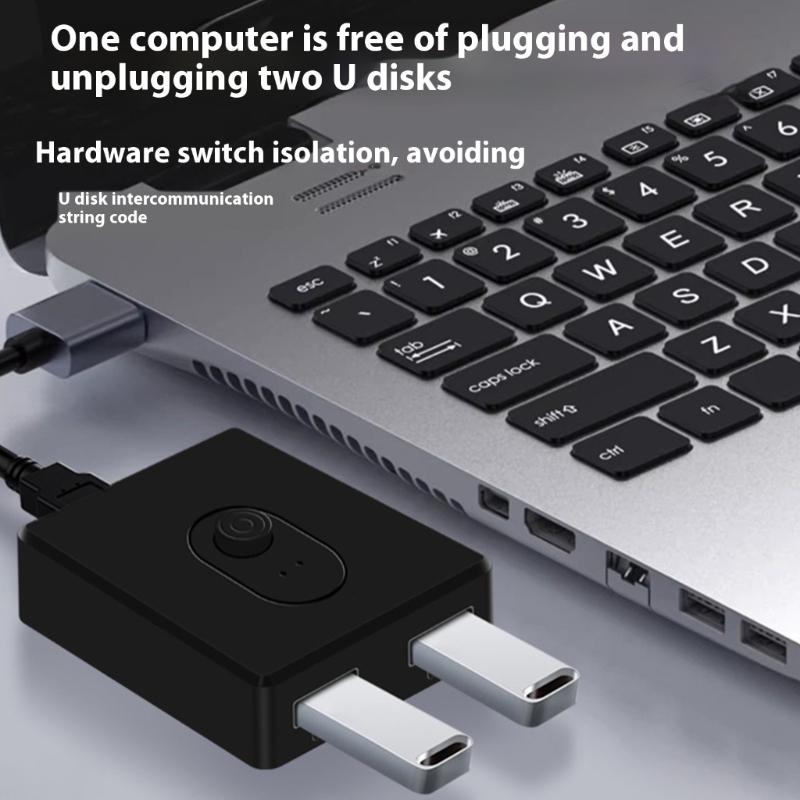 Przełącznik USB 2.0/3.0 Selektor Przełącznik USB 1 wejście 2 wyjścia 2 wejścia 1 wyjście Przełącznik dwukierunkowy 2 komputery udostępniają 1 urządzenie