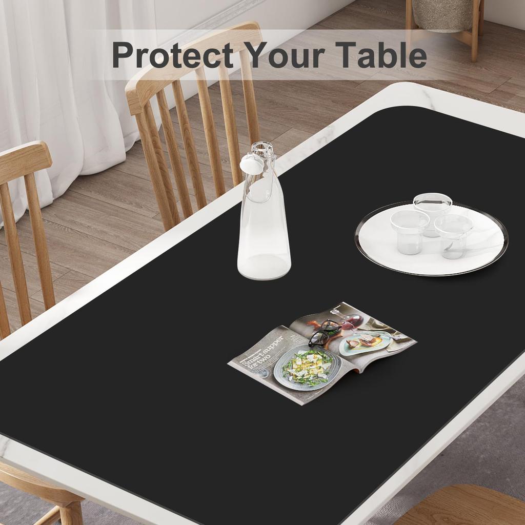 47.2 Inch Silicone Mat Heat Resistant Non Slip Kitchen Counter Protector Large Craft Table Placemat