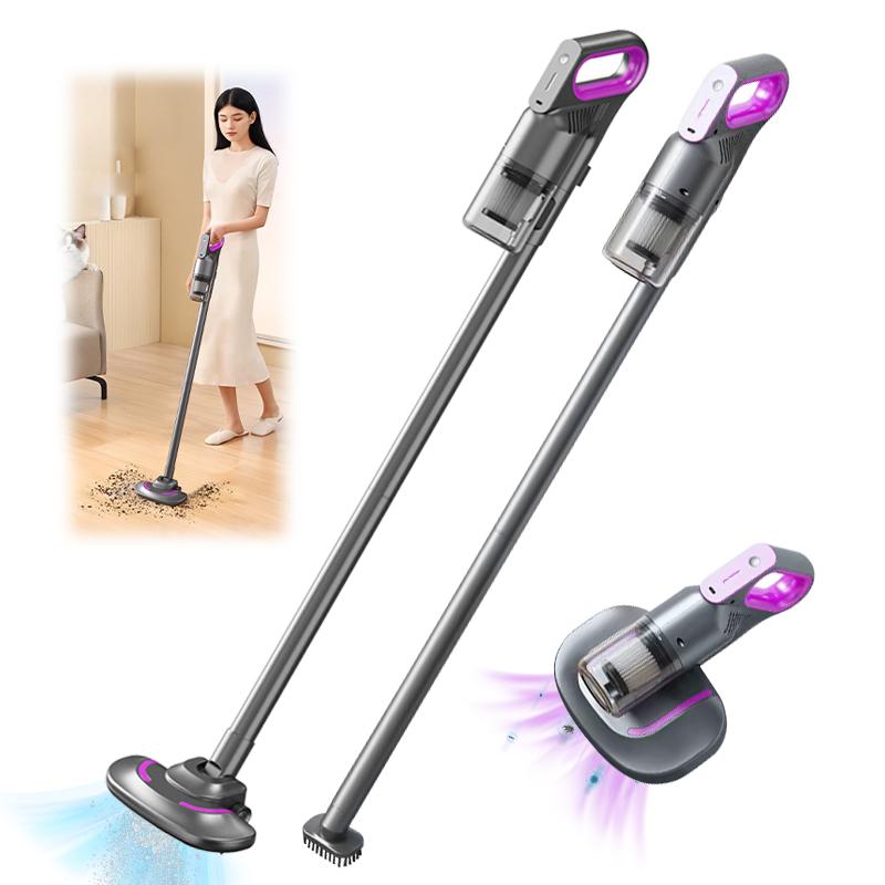 3 In 1 Cordless Vacuum Cleaner Stick Vacuum Cordless Rechargeable Brushless Motor Self-Standing and Handheld Design for Carpet