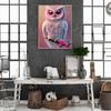 5D DIY Full Round Drill Diamond Painting Owl Kit Home Decoration Art Craft