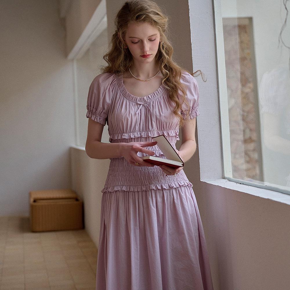 Simpeulleteulo Sr_French Romantic Dress_2Color